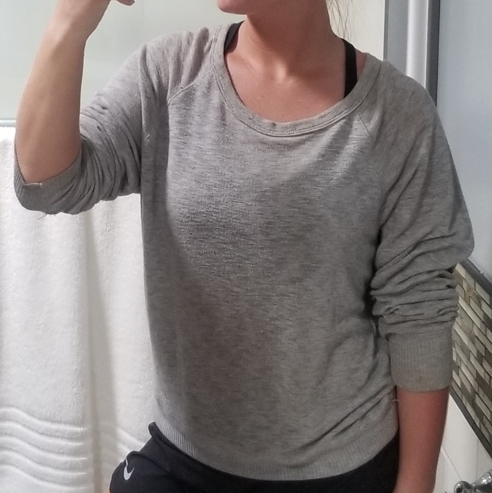 Oversized grey sweater